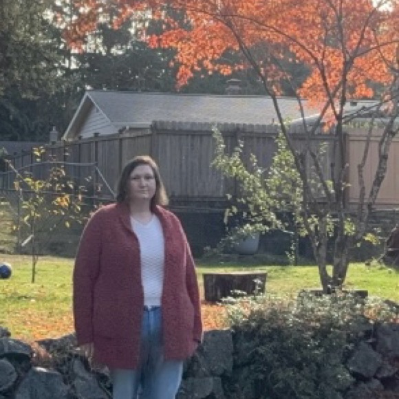 Barefoot Dreams Boucle Shawl Cardigan w/ Pockets Mahogany Red Orange size Xl EUC - Picture 10 of 10